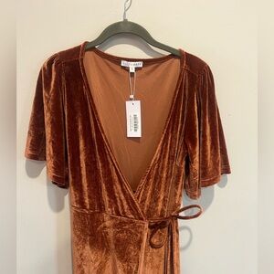 Baltic Born Meghan Velvet Wrap Maxi Dress